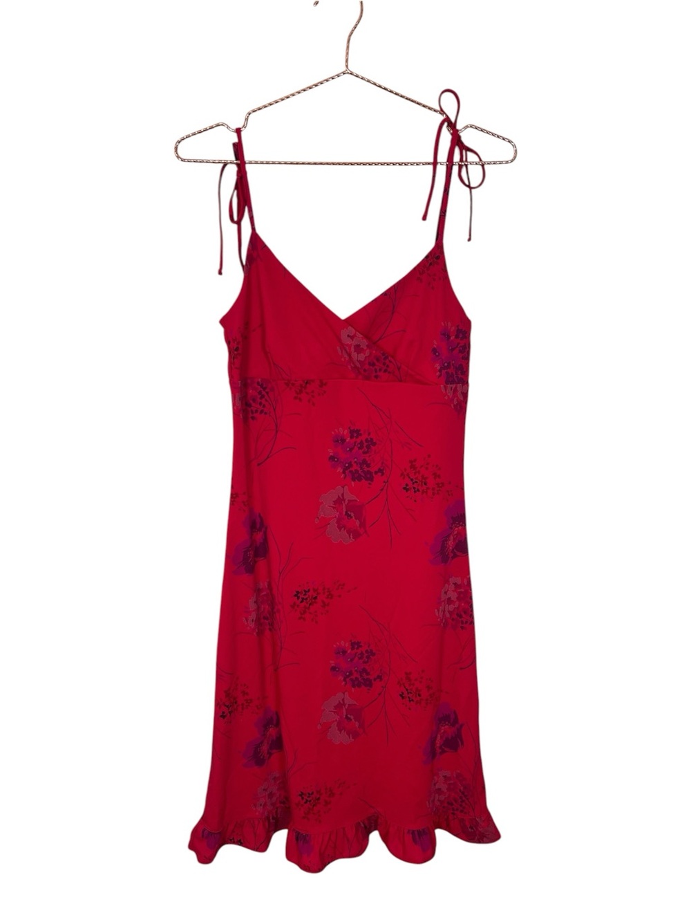 Express Vintage Y2K Slip Dress with Tie Straps